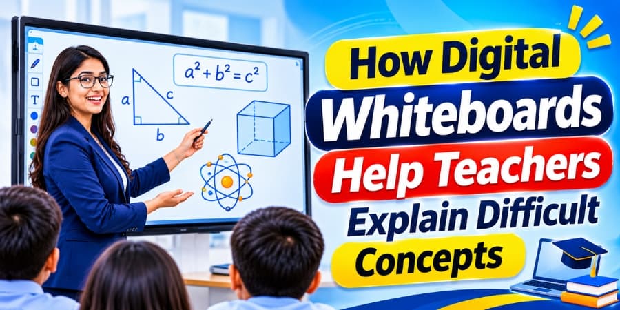 How Digital Whiteboards Help Teachers Explain Difficult Concepts